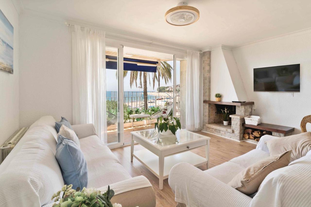 Апартаменти Apartamento Primera Linea De Mar Con Espectaculares Vistas Сан-Поль-де-Мар Екстер'єр фото